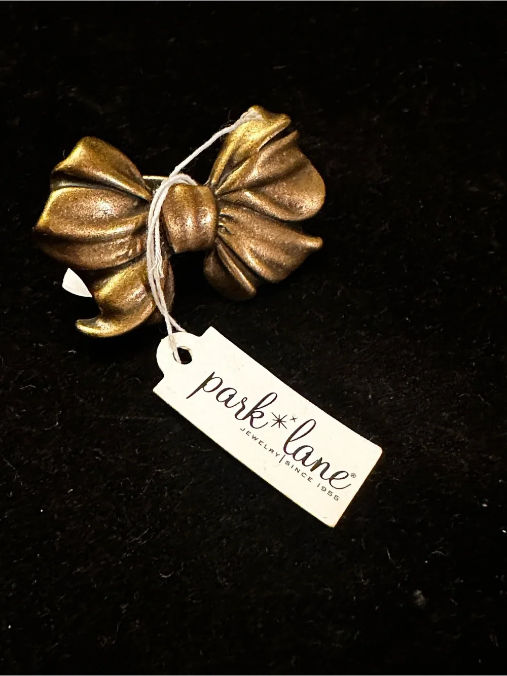 Vintage NWT Park Lane Brass Ring Sz. 7.5/8